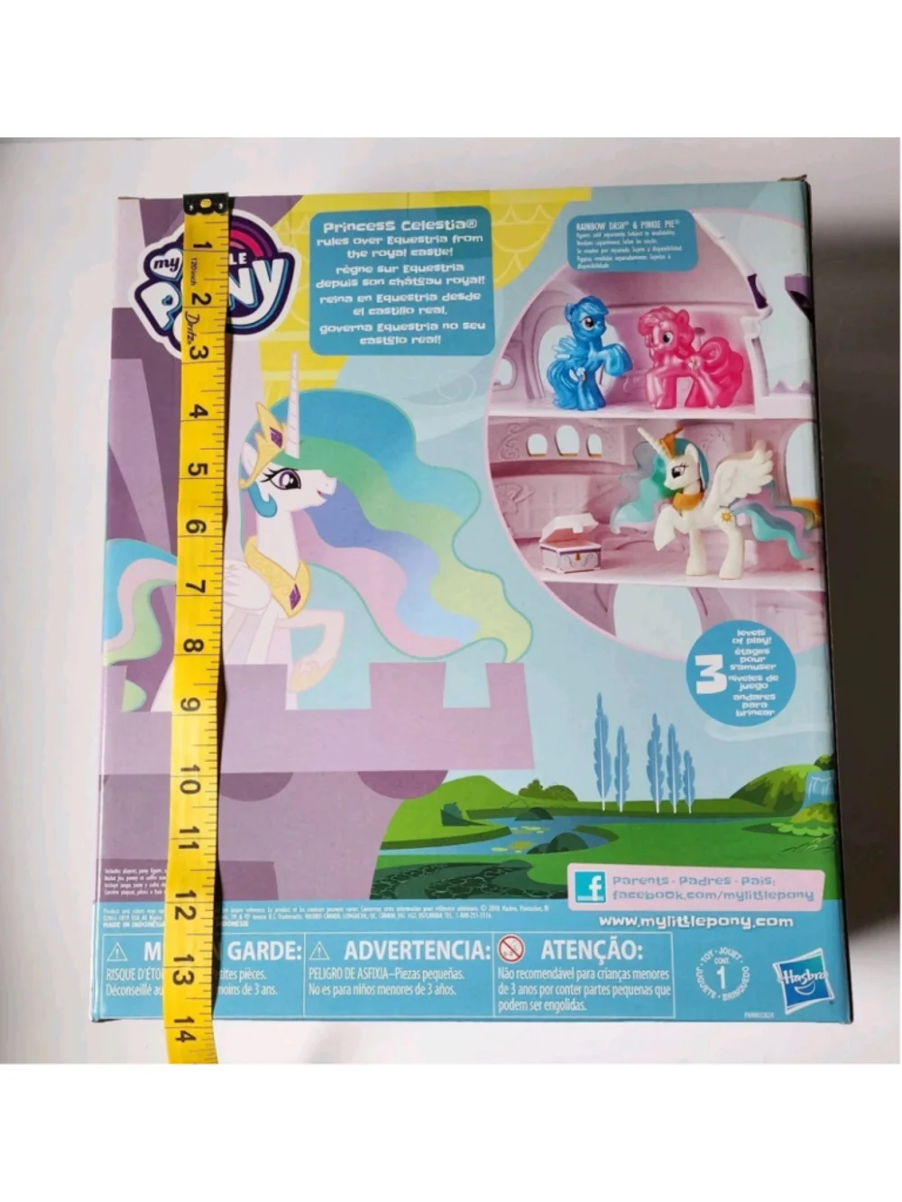 My Little Pony Canterlot Castle Playset Princess Celestia - 3 Levels of Play NEW